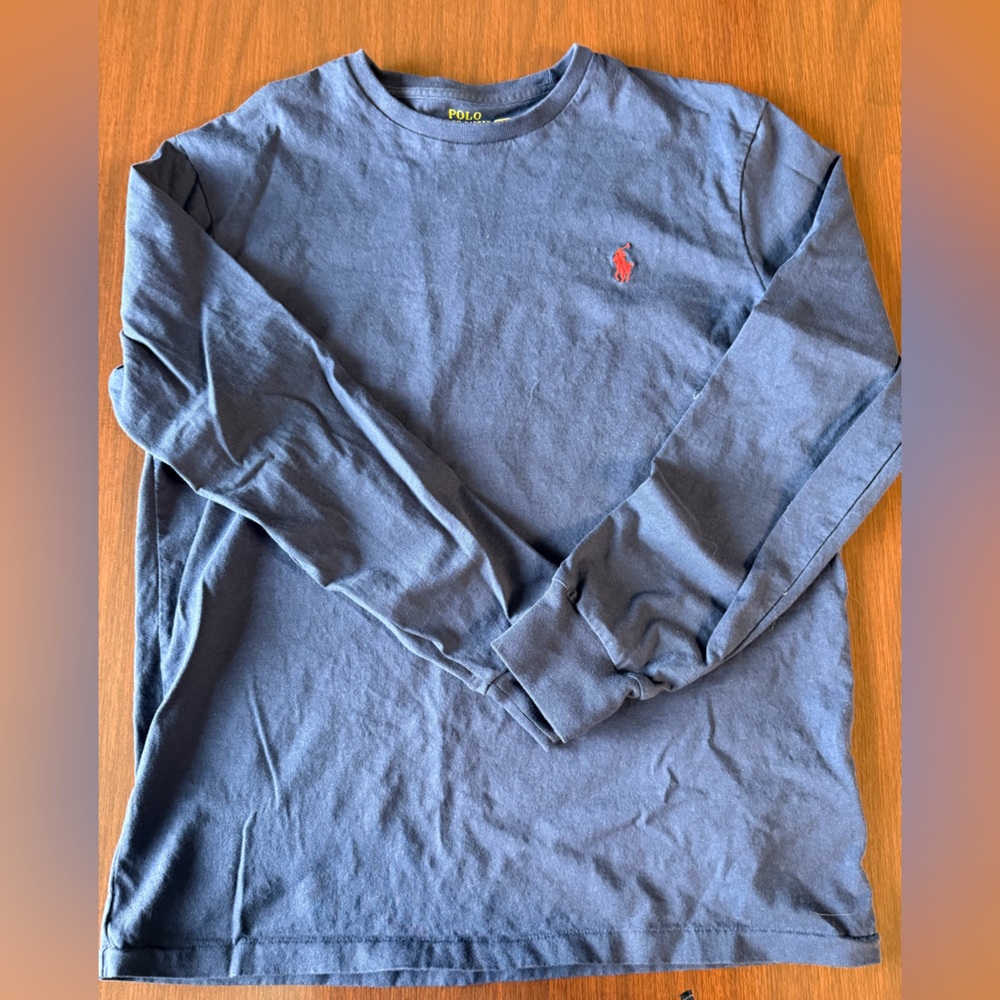 Polo by Ralph Lauren Navy Long Sleeve tee